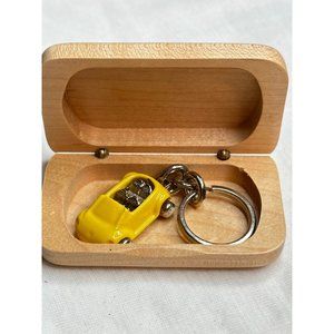 Ford Key Chain In Wooden Box with Original Box Fathers Day Gift
